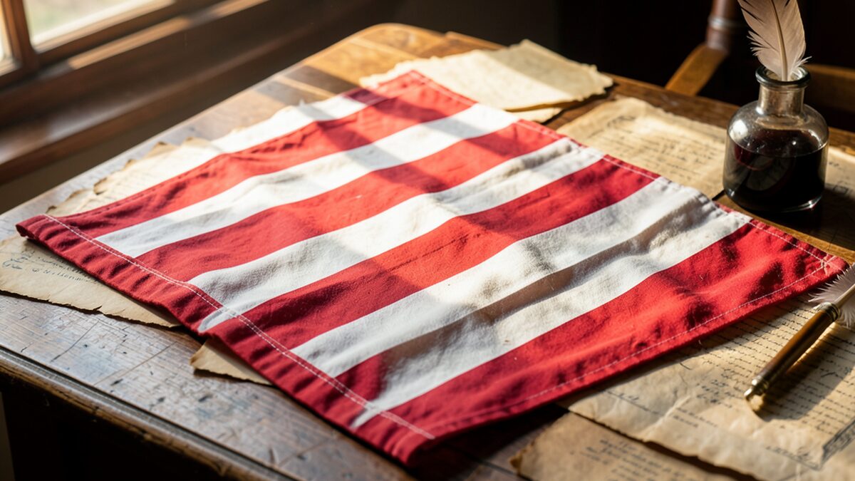 1818 Flag Act stripes