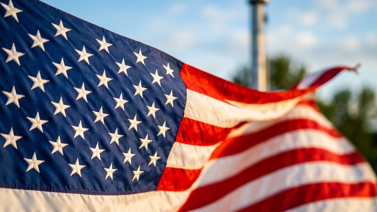 American flag blue canton symbolism