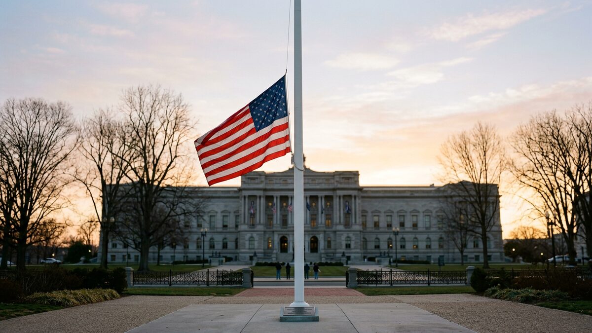 American flag half-staff reasons