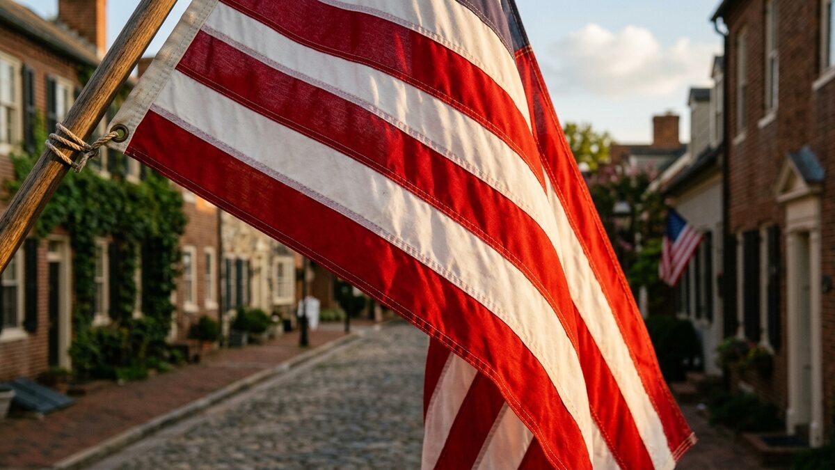 American flag stripes colonies