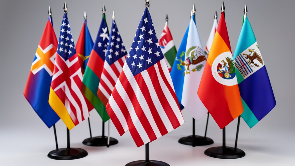 American flag design comparison