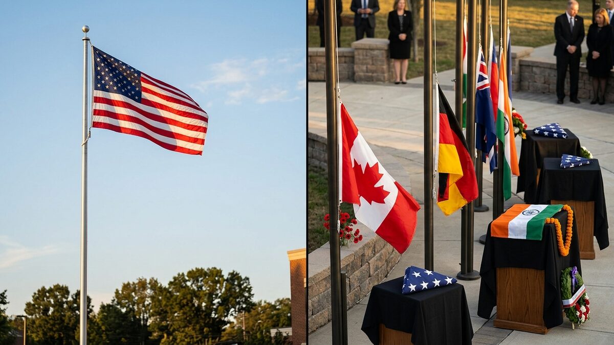 US flag code differences