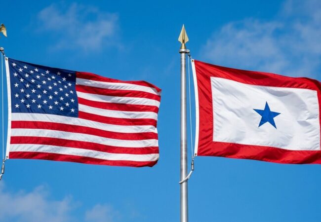 Differences Between the US National Flag and Military Service Flags