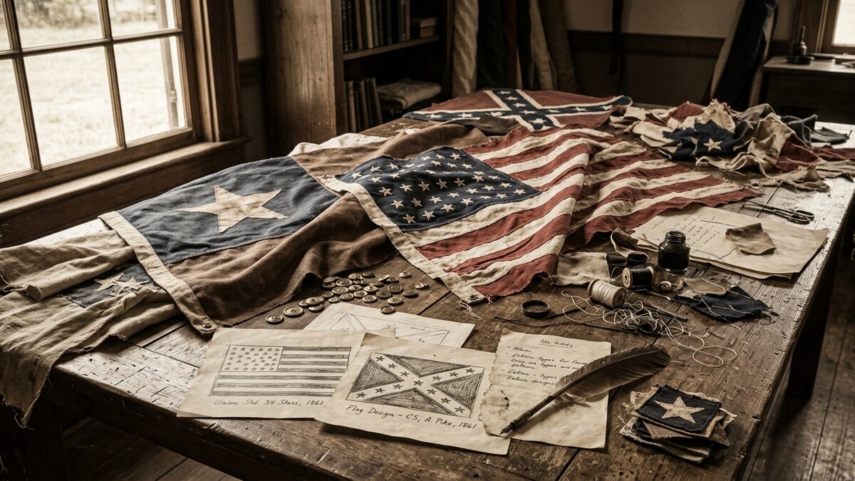 Civil War flag design evolution
