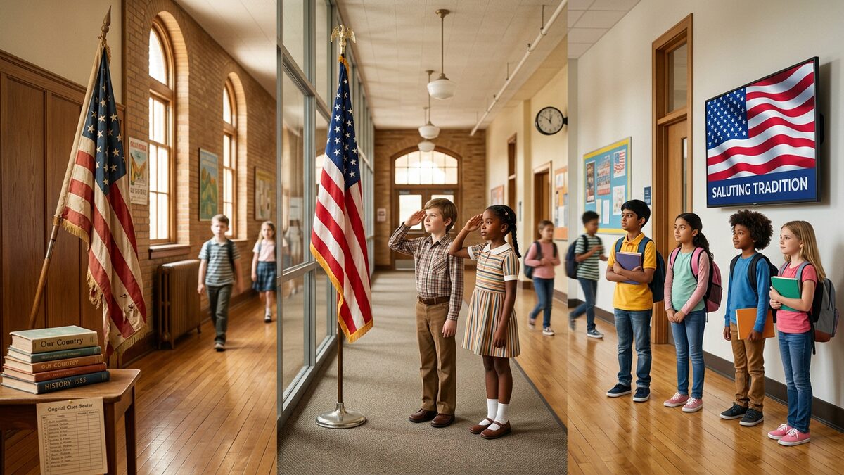 Flag etiquette public schools