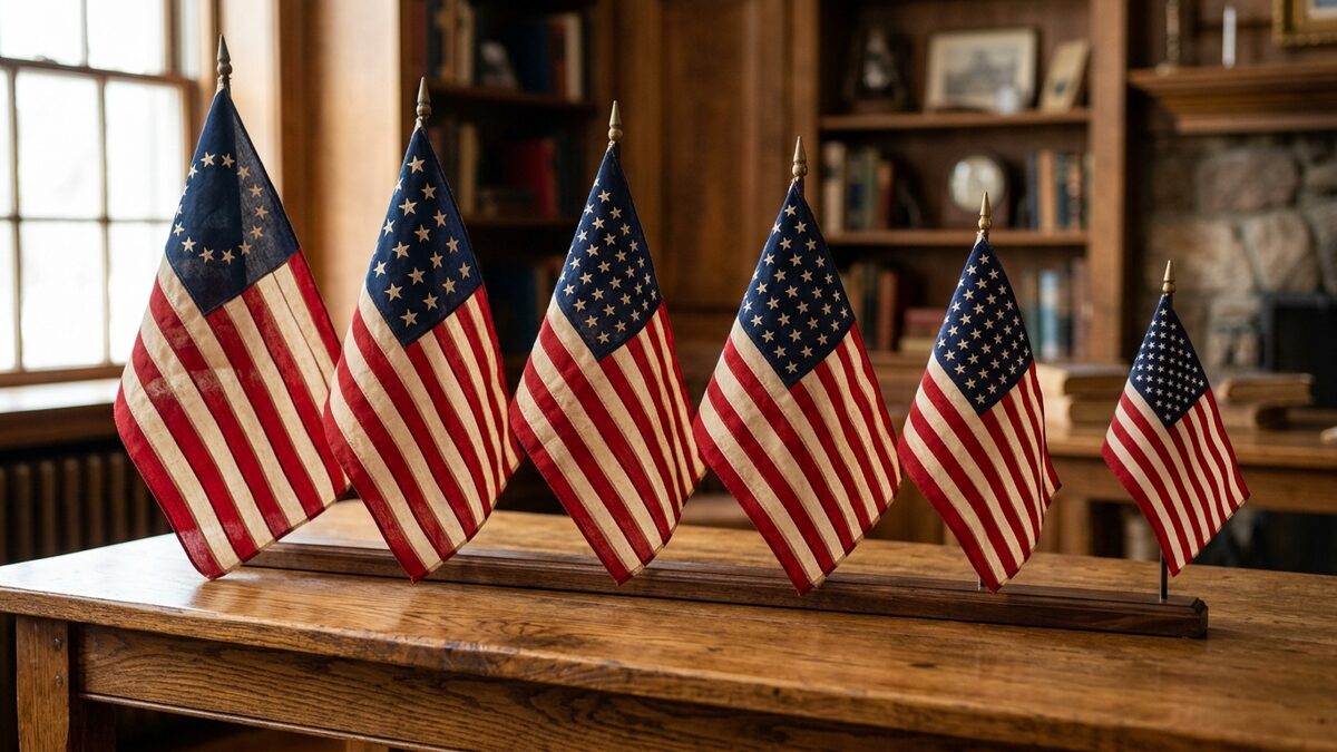 American flag star patterns