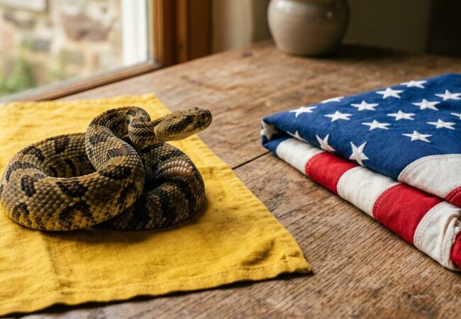 The History and Symbolism of the Gadsden Flag Compared to the National Flag