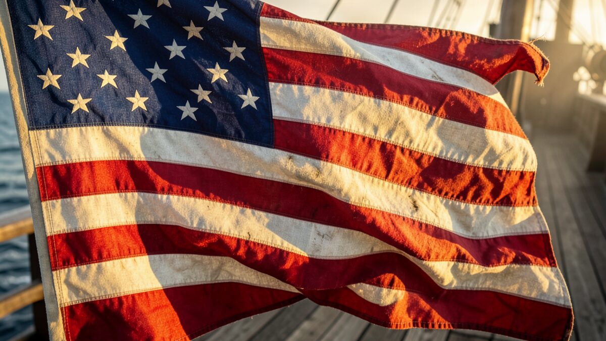 Flag Act 1818 design