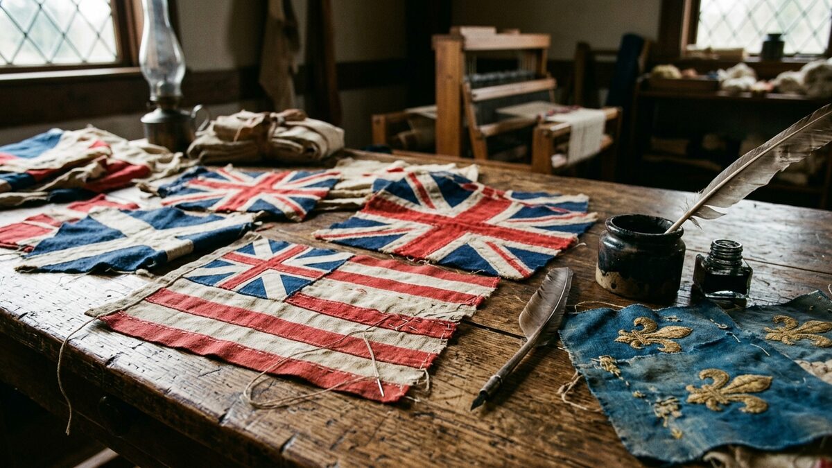 British French flags influence