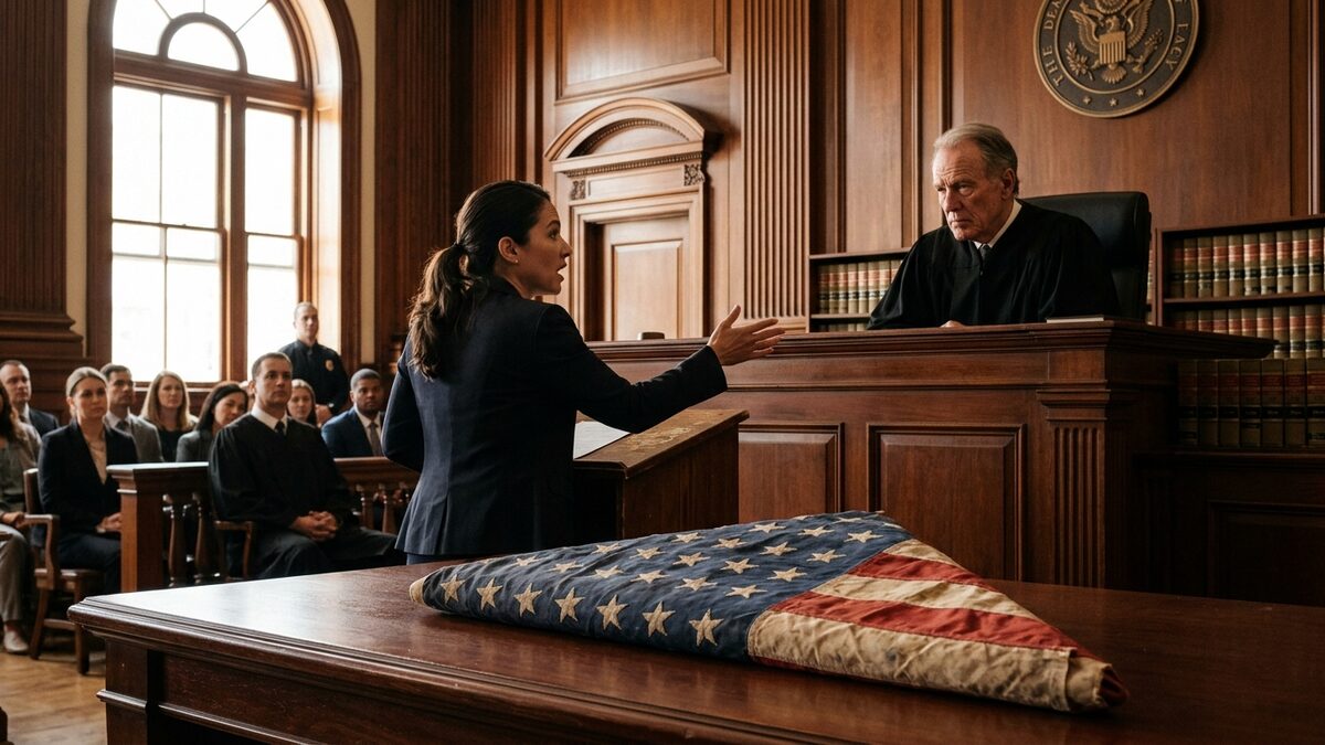 Flag desecration legal disputes