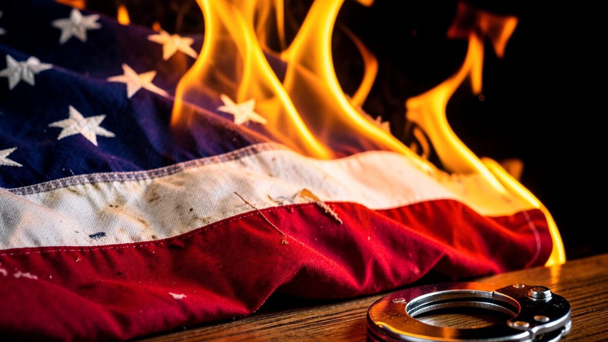 Flag burning legal consequences