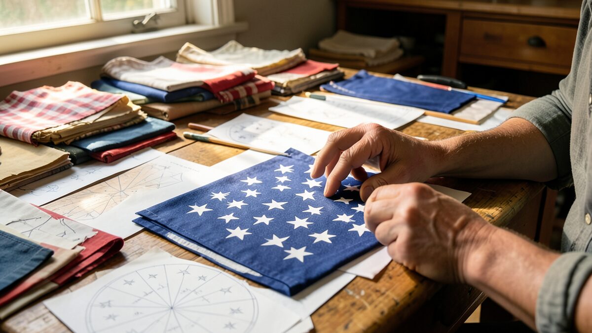 50-star flag design origin