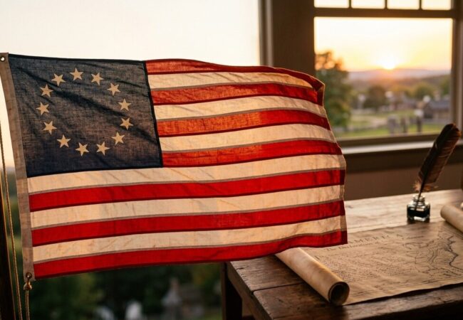 The Origin and Meaning of the 13 Stripes on the American Flag