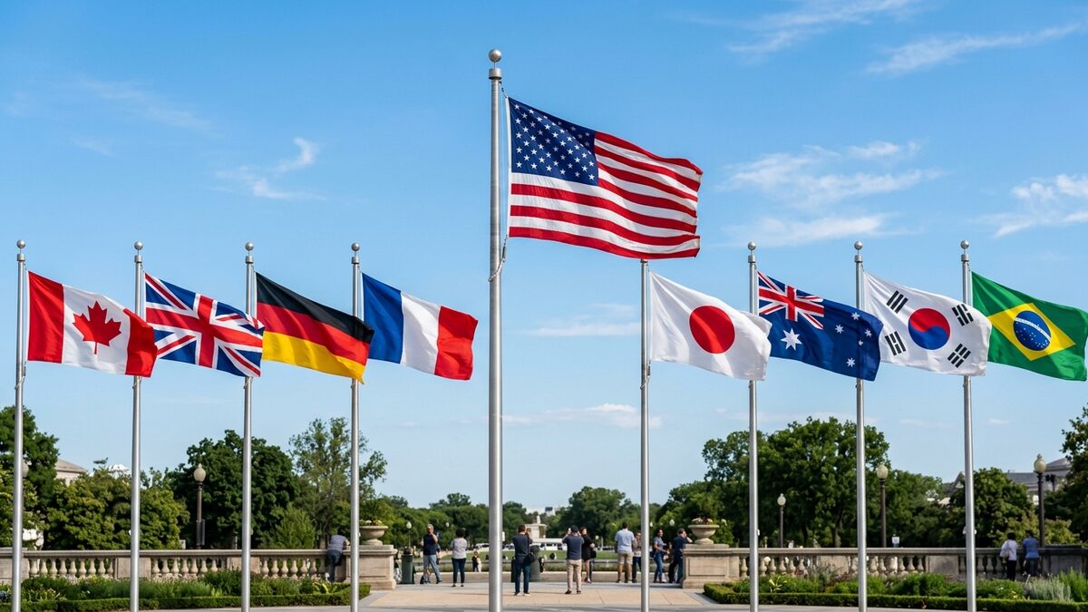 American flag display protocol