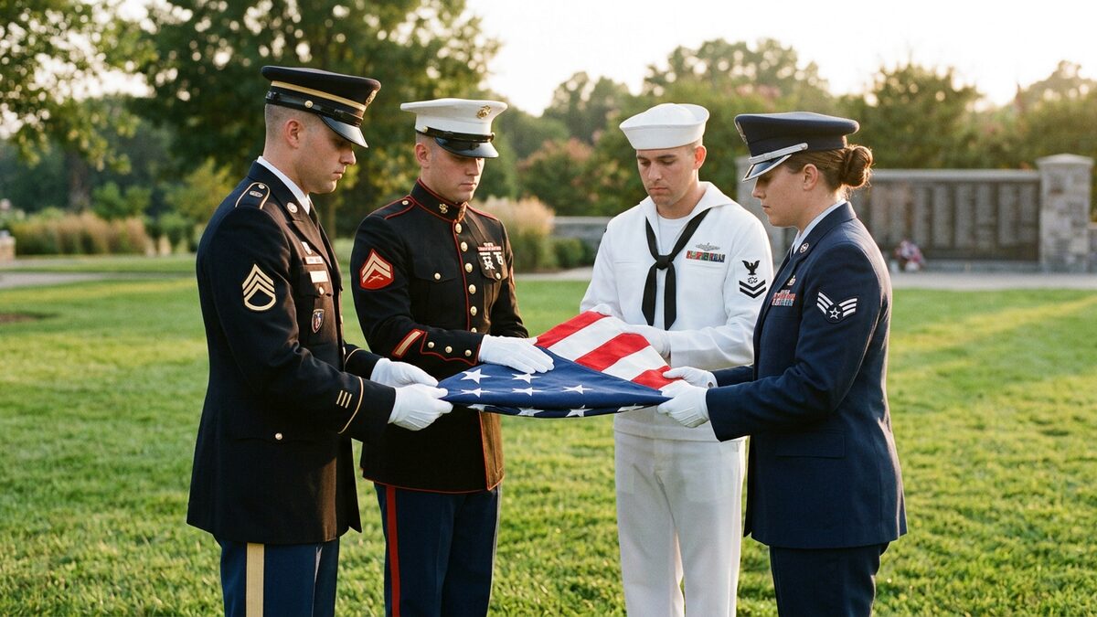 American flag folding protocol