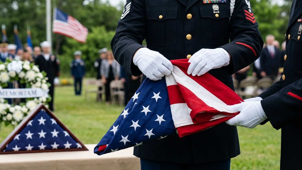 American flag folding protocol