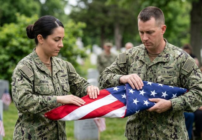 Protocols for Folding the American Flag During Official Ceremonies