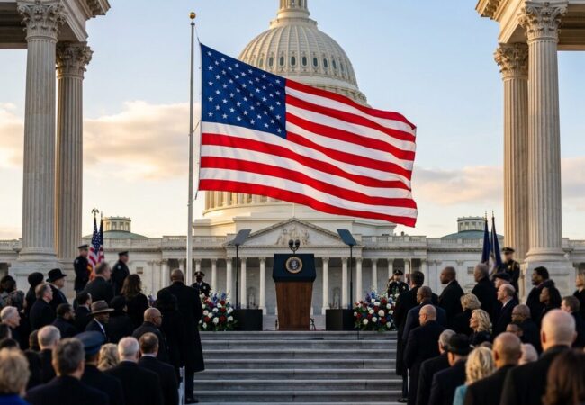The Role of the American Flag in Presidential Inauguration Ceremonies