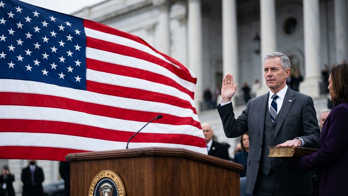 American flag, presidential inaugurations