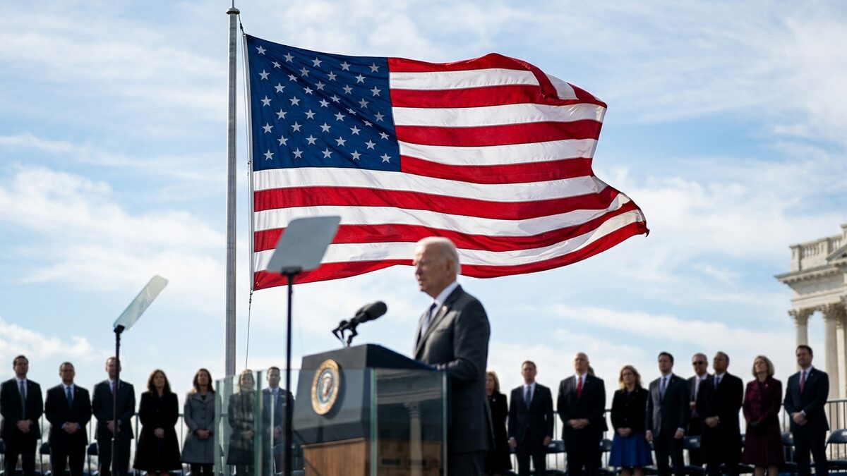 American flag, presidential inaugurations