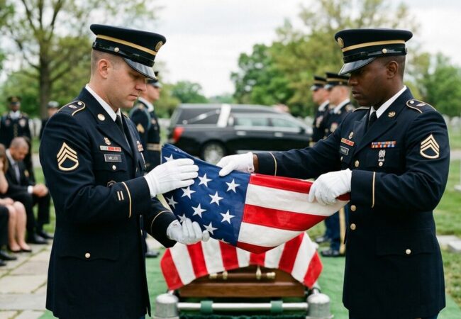 Rules Governing the Folding of the American Flag During Military Funerals