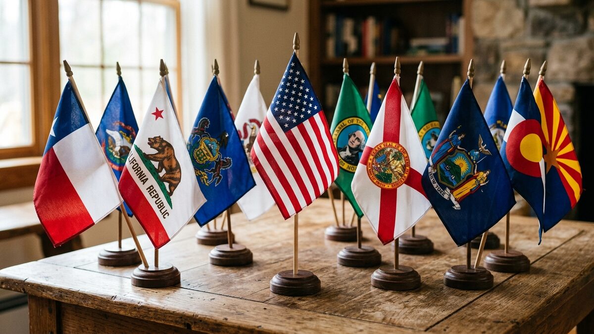 State flags regional identity
