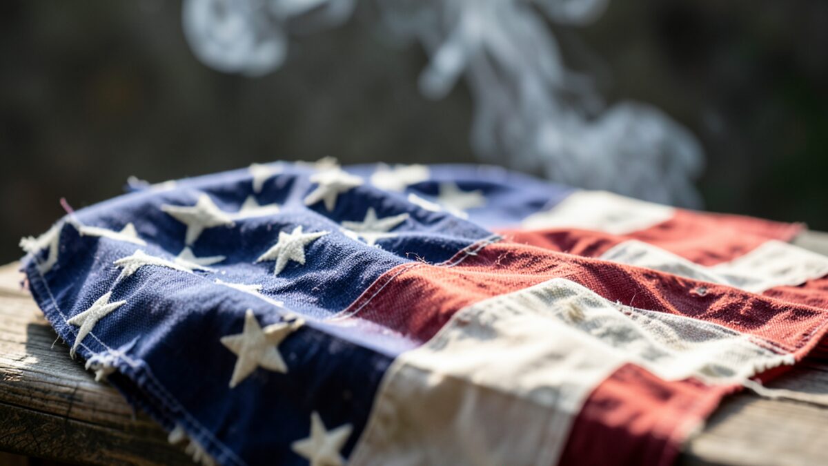 US Flag Code flag burning