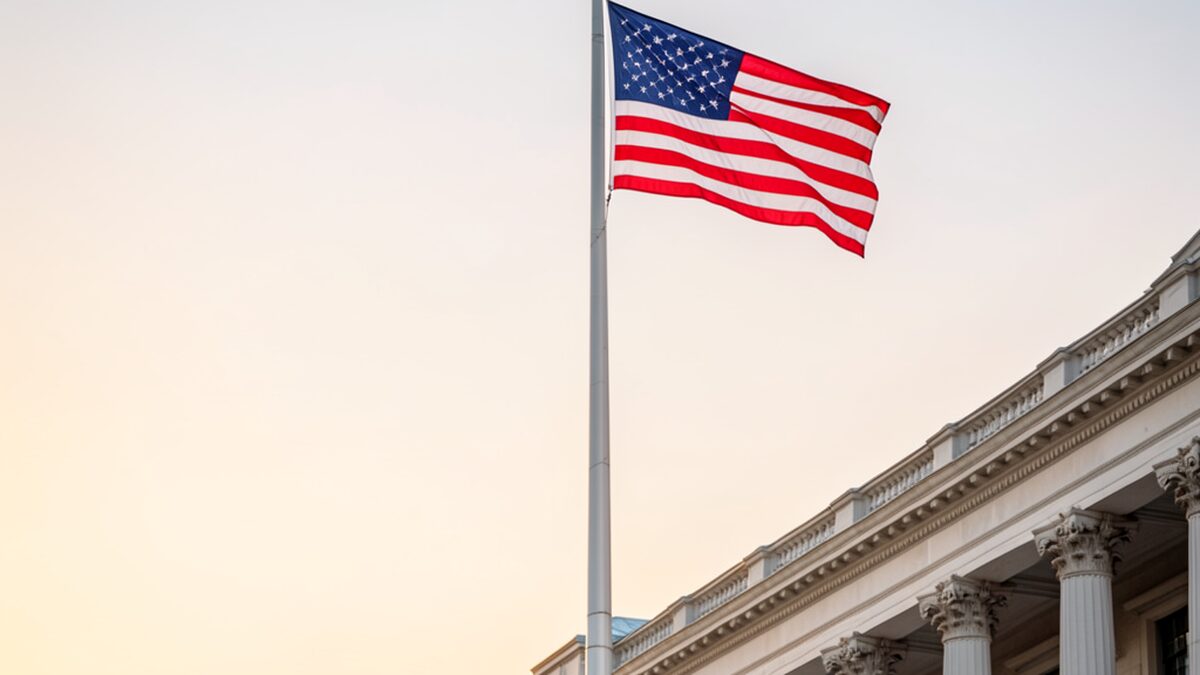 US flag code display