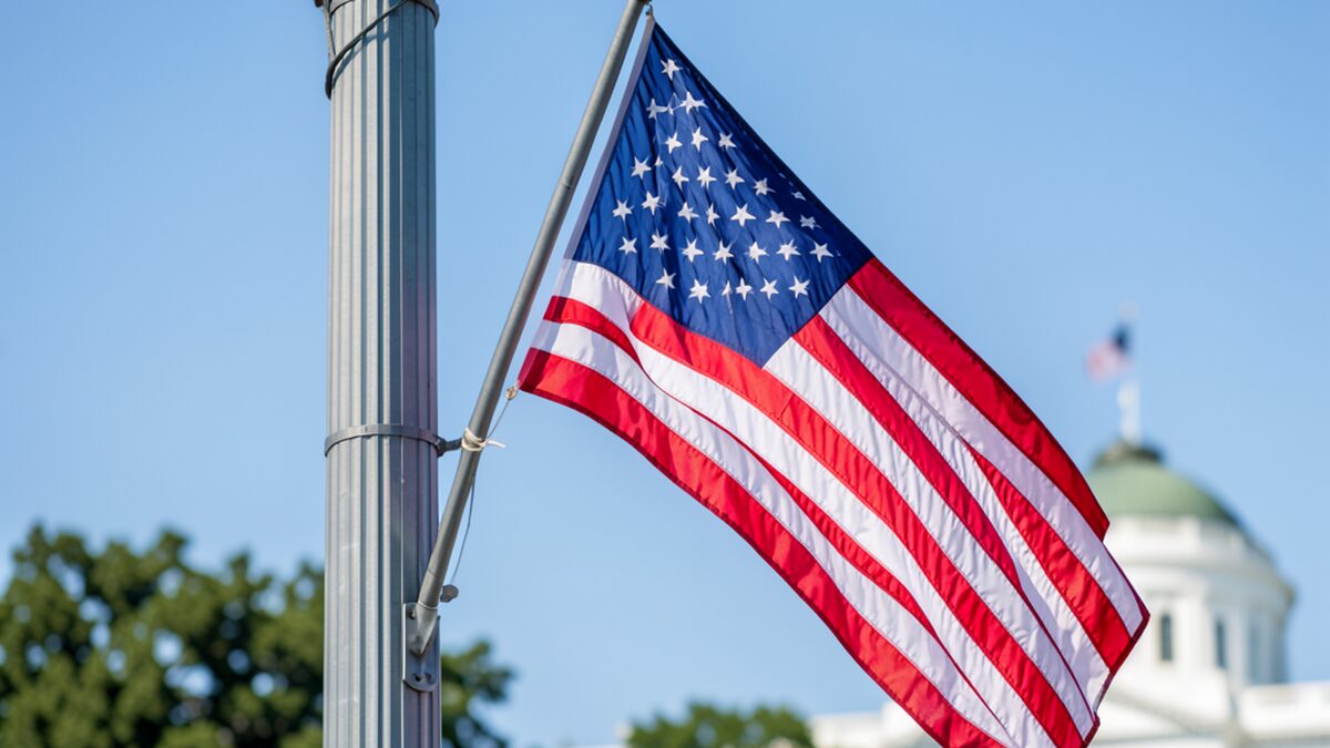 US Flag Code half-staff