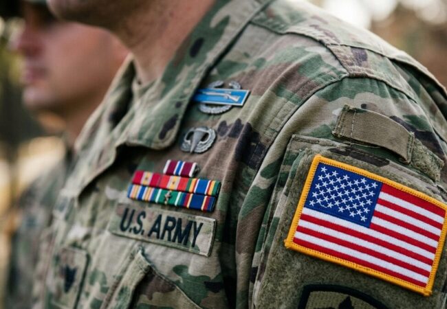 The Use of the American Flag in Military Uniforms and Decorations