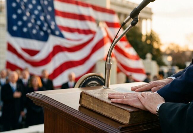 The Use of the American Flag in Presidential Inauguration Ceremonies